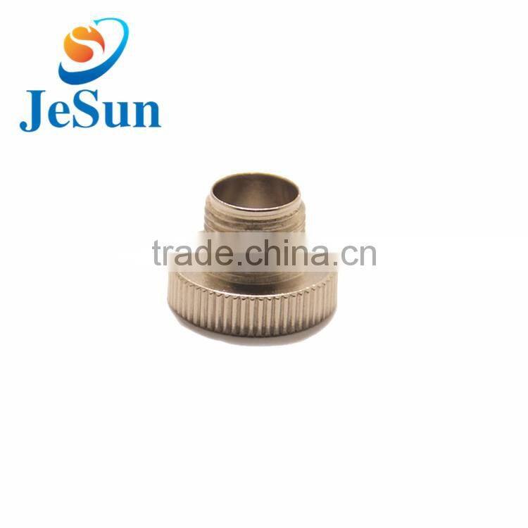 Anodized brass machine screws with hole