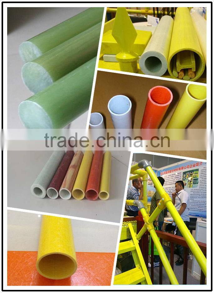 frp support beams round/Vegetable greenhouses stent/Glass fiber reinforced plastic round rods circular tube