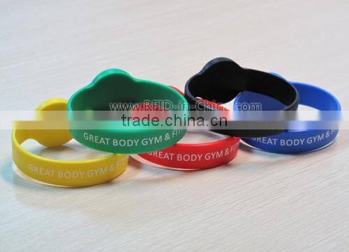 Musical Event/Party RFID Direct Wristbands, Printable Silicone RFID Wristbands with nfc Chips
