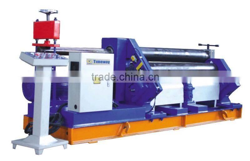 Manual or Mechanical or Hydraulic Three Roller Asymmetrical Steel Metal Plate Rolling Machine