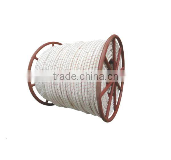 High performance dupont silk braided fibre rope for pulling