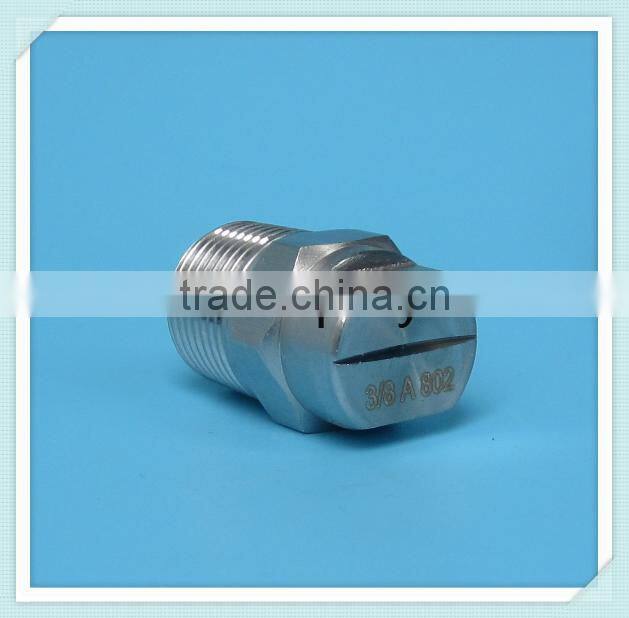 Common metal brass flat fan spray jet water nozzles