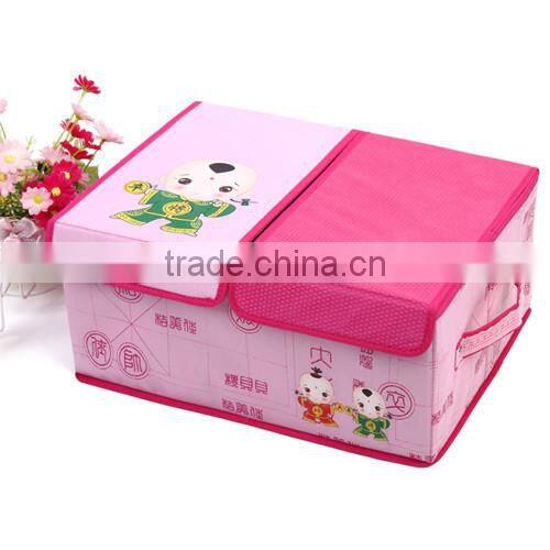 creative storage box with two covers