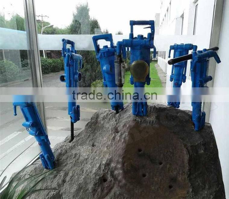 Air leg rock drilling machine YT23D
