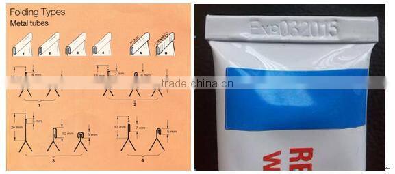 KPLG-40 Semi automatic Aluminum Tube Filling and Sealing Machine for factory price