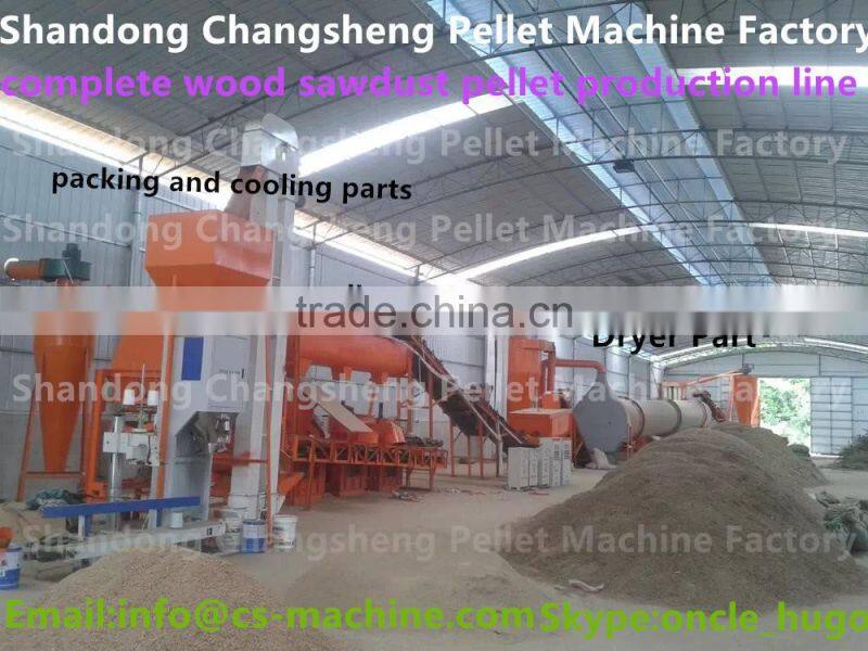 CSPL 2016 ECO complete 1-2TPH Sawdust pellet production line