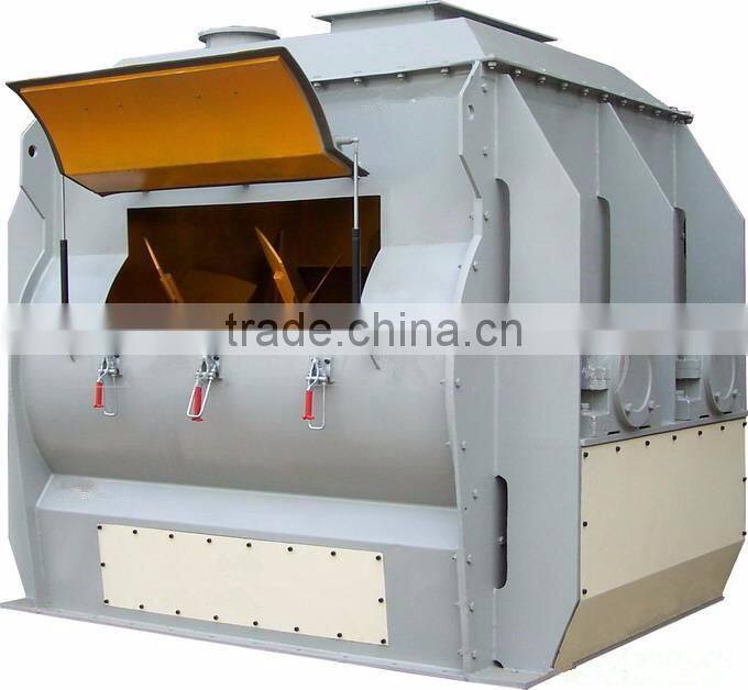 Stainless Steel Animal Feed Gravity Double Shaft Paddle Mixing Equipment