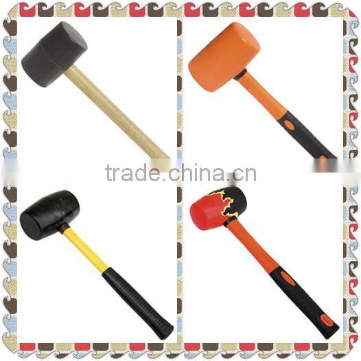 China factory sale black antislip install hammer inelastic sander rubber hammer mallet dead blow