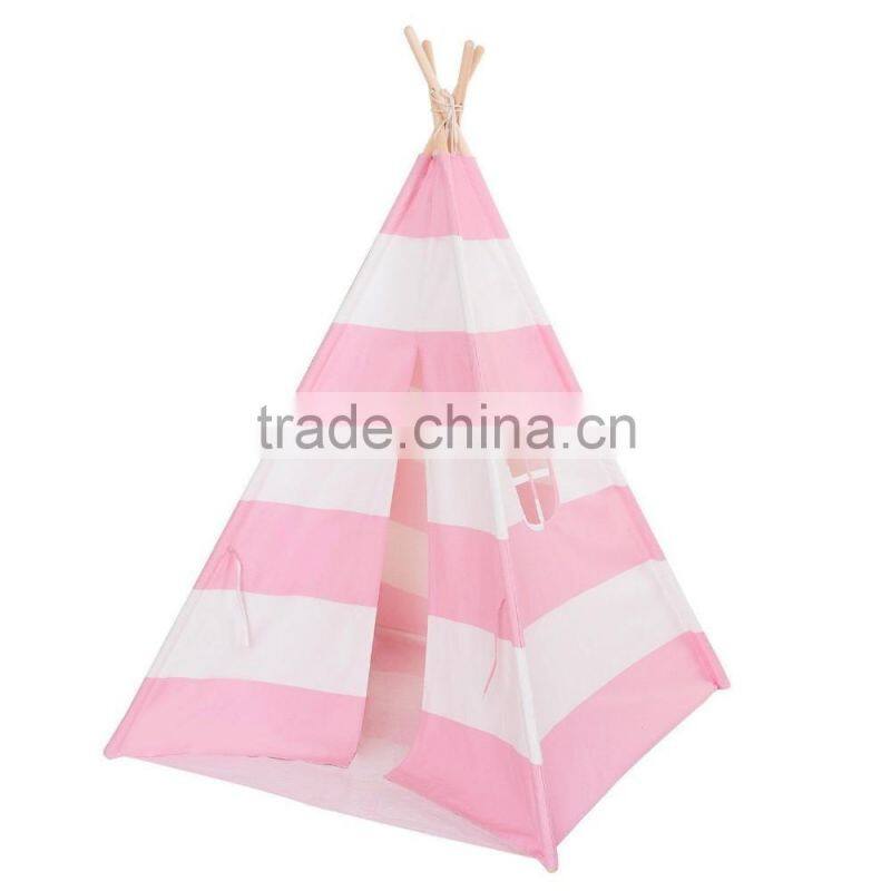 High-quality OEM Promotional cotton canvas kids room Teepee Indian Tent Tepee Tipi Wholesale