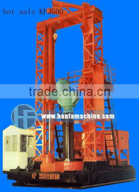Your best choice!!!KP3500 type Full Hydraulic Pressure Rotary Mode Drilling Machine