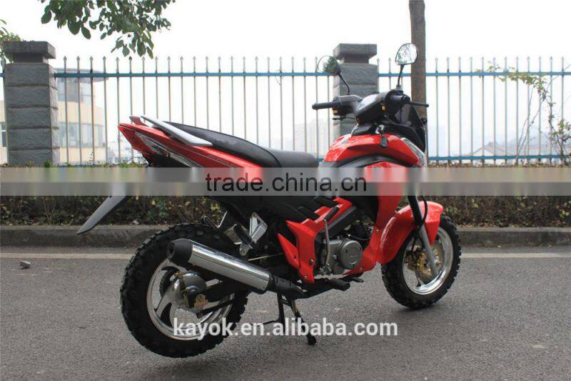 Motorcycle Chinese Motorcycles Gas/Diesel Moped With Pedals Motorcycles For Sale KM125-CP