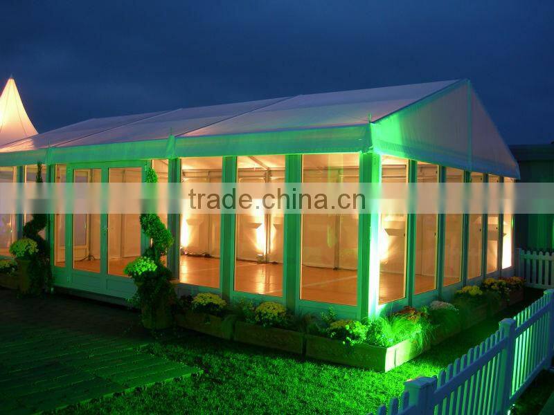 Good price for wedding tent, transparent window with lining tent