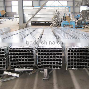 40*60*2.0mm Hot Dip Galvanized Carbon Square GI Pipe for Greenhouse Stents