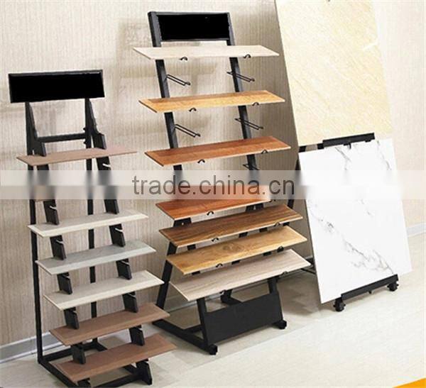 Multi-tier Floor Standing Metal Display Rack For Tiles
