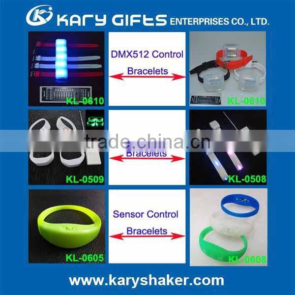 Wedding event RF bracelets led radio remote control flashing wristband