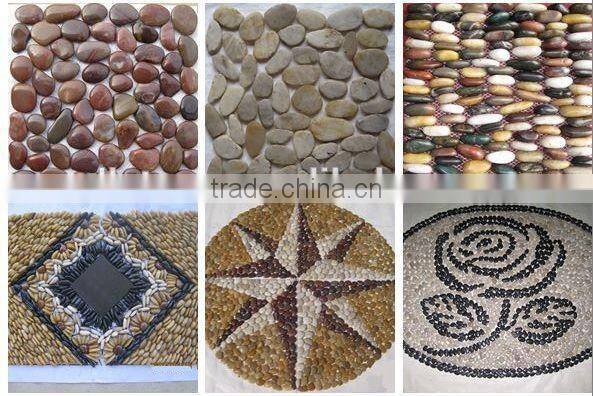 Super Red Pebble Tile For Bathroom Floor Tile