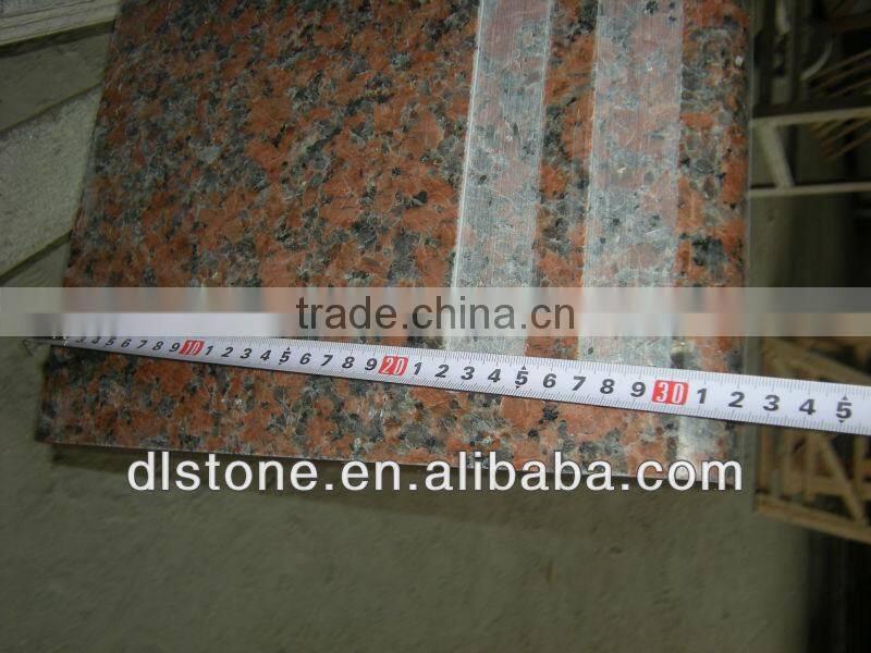 G562 Maple Red Granite Stairs Indoor Stair Steps