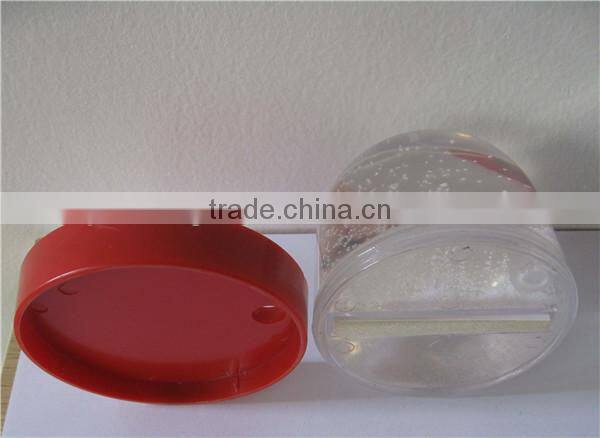 Plastic photo snow globe kit