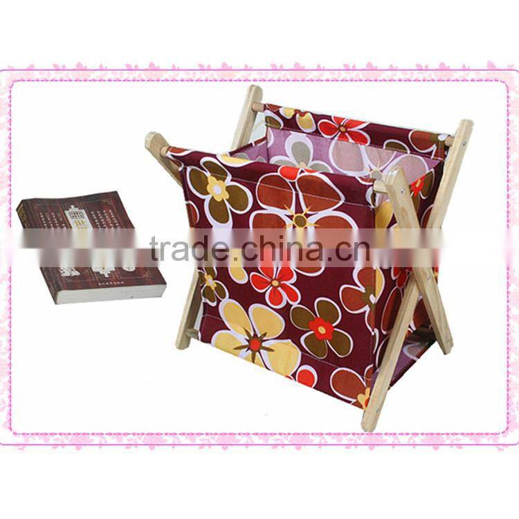 2015 year factory suppliers office display wooden magazine rack for made in China