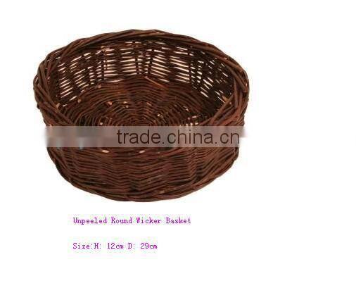 Brown wicker cooler baskets For sales