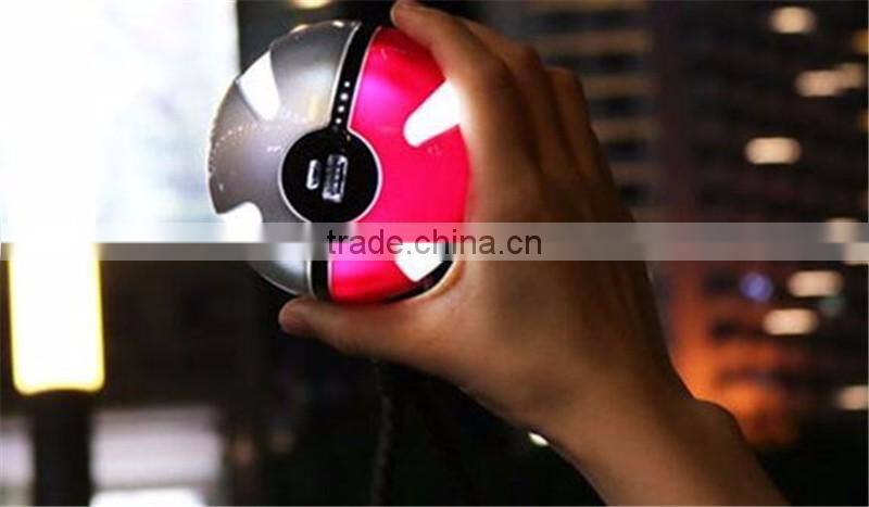 Pokemon Go Game Portable Charger Power Bank for smart phone magic ball pokemon go charger power bank