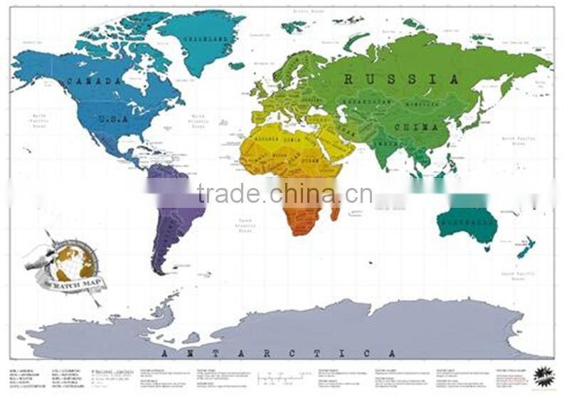 CT-483 Travel essential Explore Map world map Creative Stickers