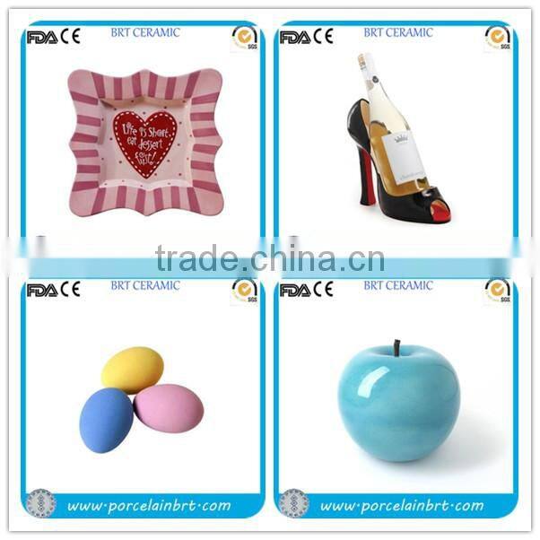 Ceramic colorful candy egg holder Easter Basket