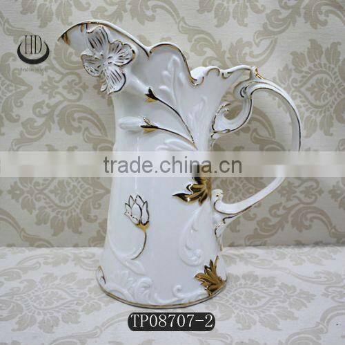 Decorative fine bone china water jug
