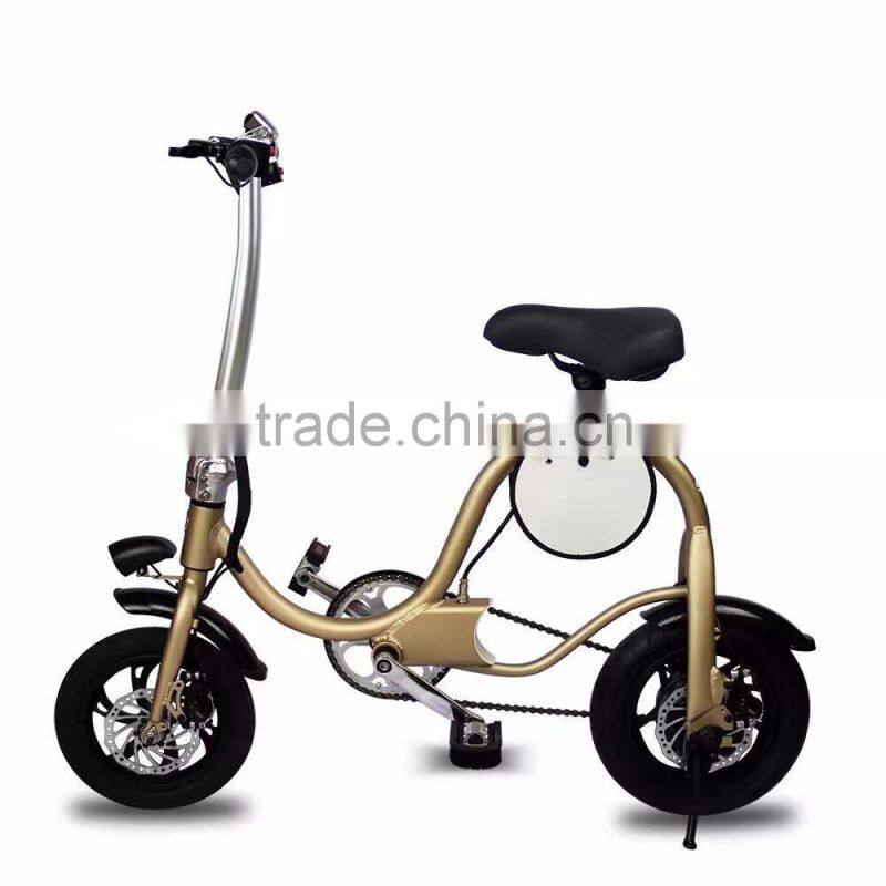 2017 New Arrival Electric Folding Bike, Unique Design High Quality 36V 250W Folding Electric Bicycle For Wholesale