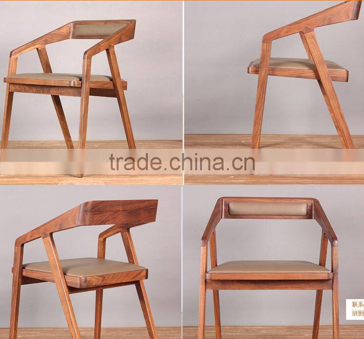 2016 Hot sale American style living room dinning chairs in wood