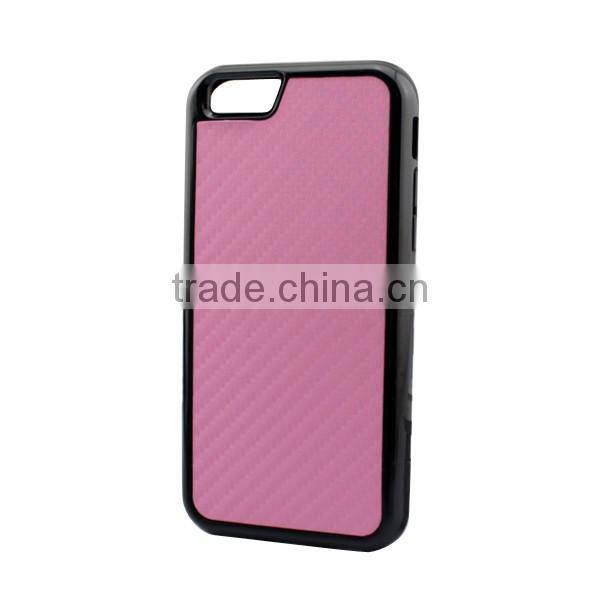 Cheap price custom blank TPU PC mobile phone case cover with leather for iphone 6 6 plus