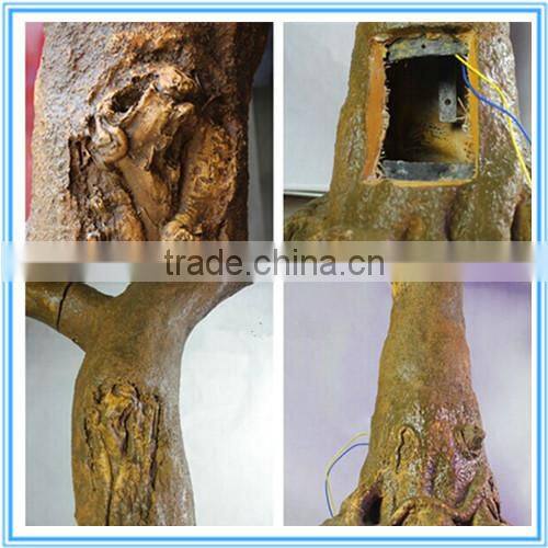 Artificial plum blossom tree with lights