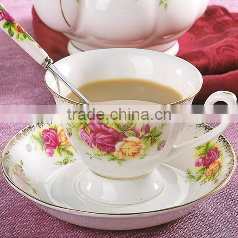 bone china porcelain/ceramic tea coffee set 22pcs /17pcs/ 15pcs