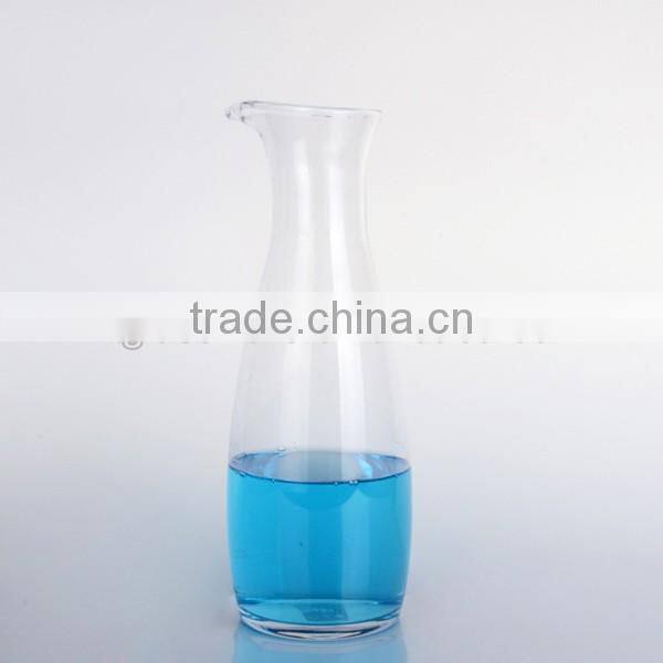 tall glass pitcher with Bamboo coat