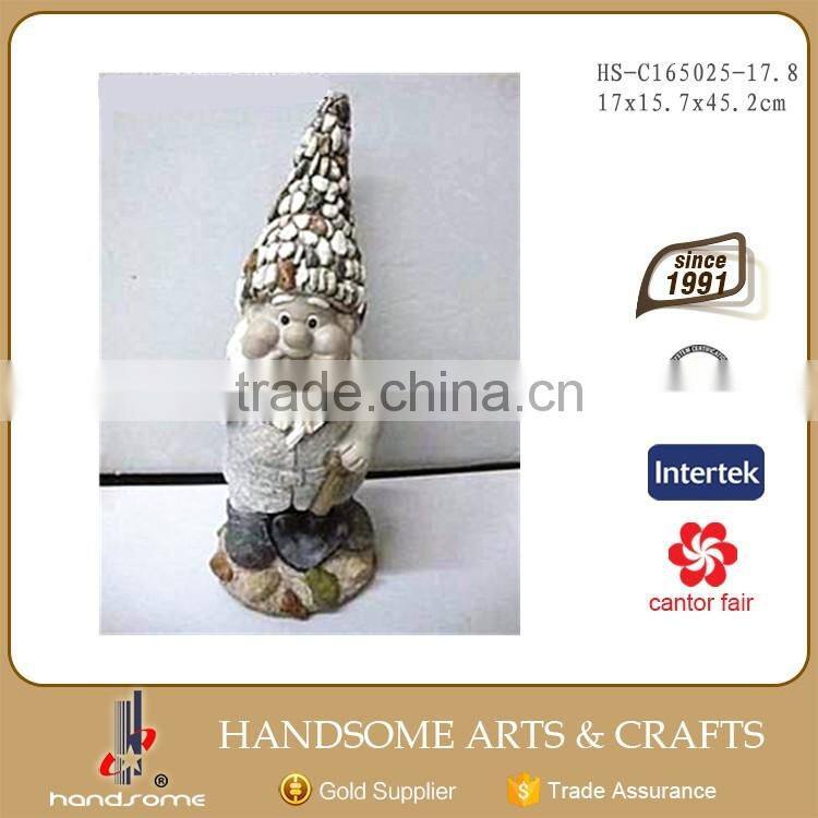 17.8 Inch Resin Handmade Garden Christmas Decoration Holiday Gift Dwarf Ornaments