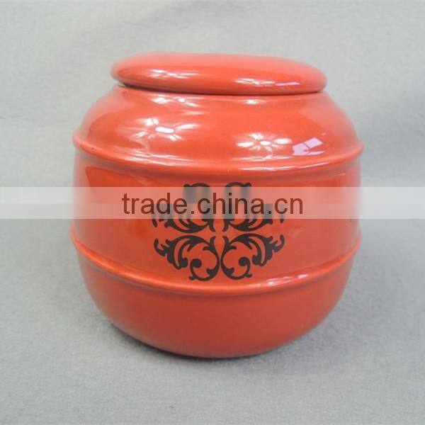 Hot sale traditional blue ceramic wholsale urns for ashes