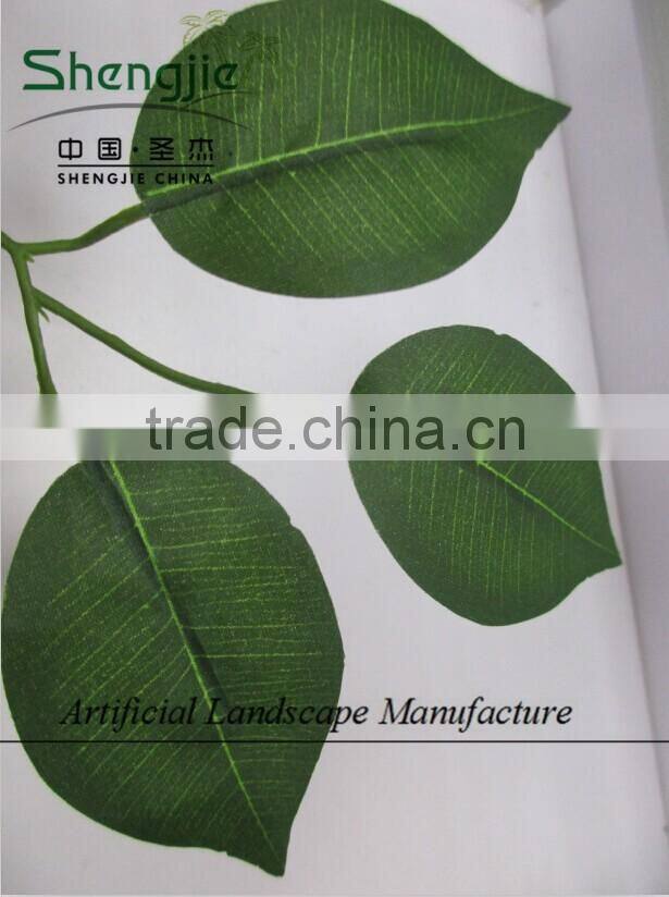Artificial banyan leaves with green color manufcaturer