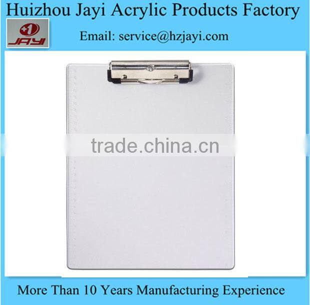 China supplier wholesale custom acrylic notebook clipboard