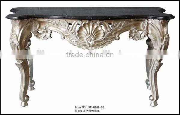 elegant antique gold console table for living room