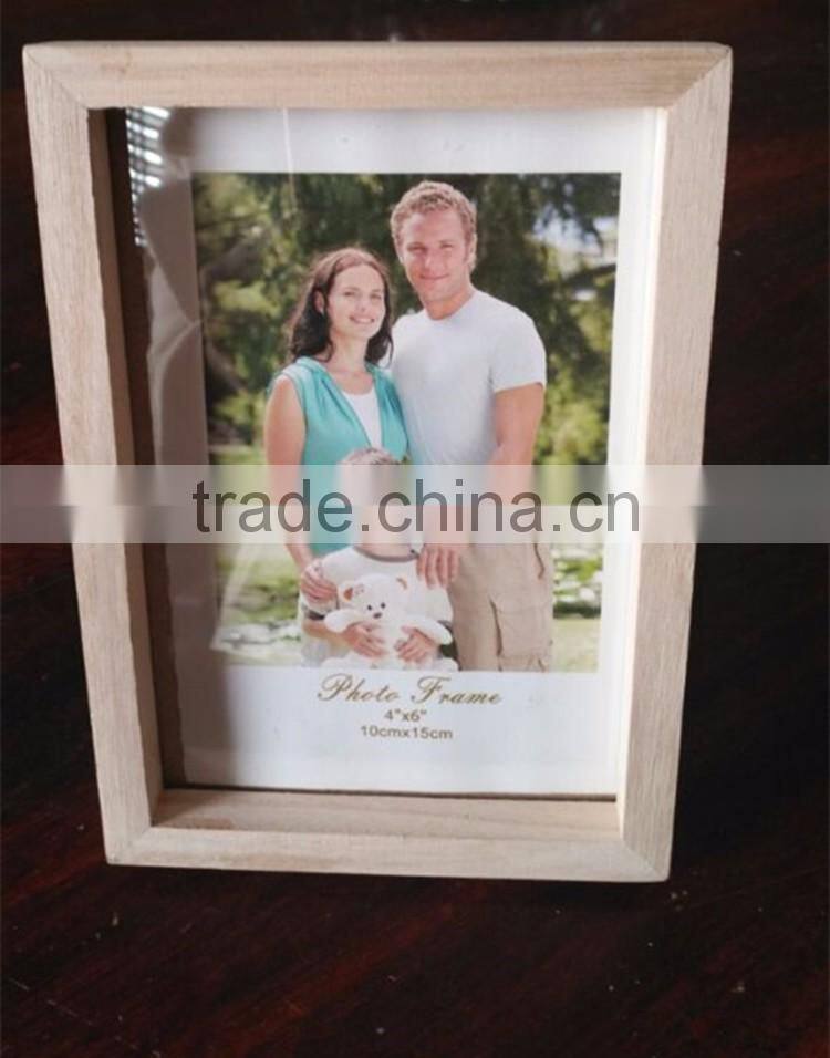 good quality paulownia wood photo frame