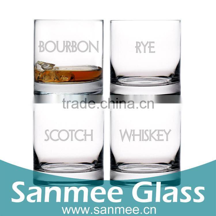 Hot Sales Personalized Customization Logo Round Bottom Glassware