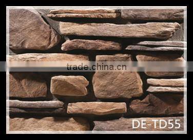 Durable artificial stone wall ,fireplace stone veneer , Wall Cladding, Stone Panel