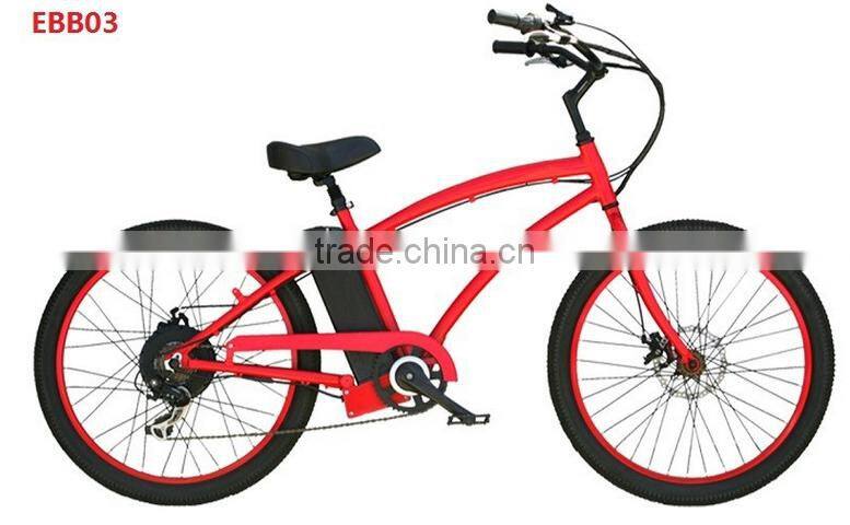 2017 newly electric beach cruiser bike