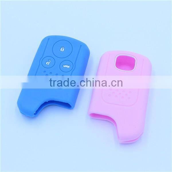 high quality silicone rubber case for honda CRV 3 buttons