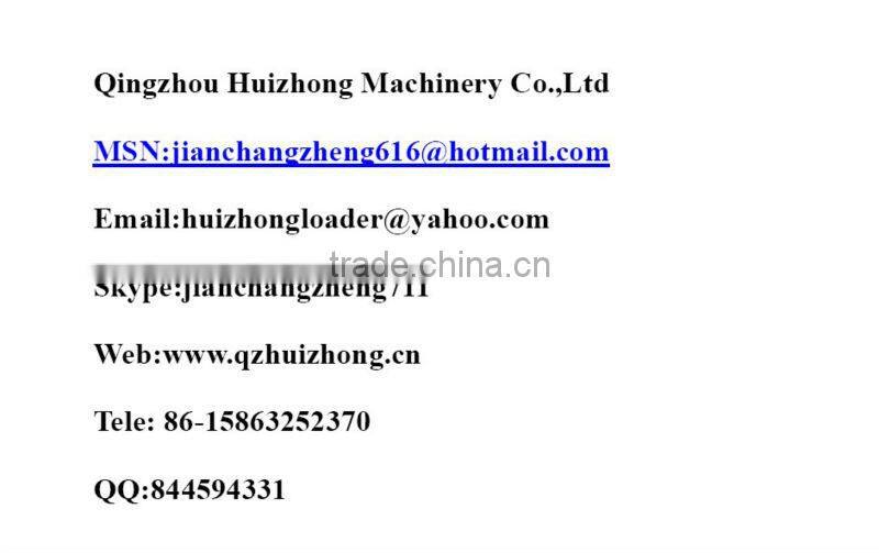 Russia market HZM ZL20 wheel loader new models with CE