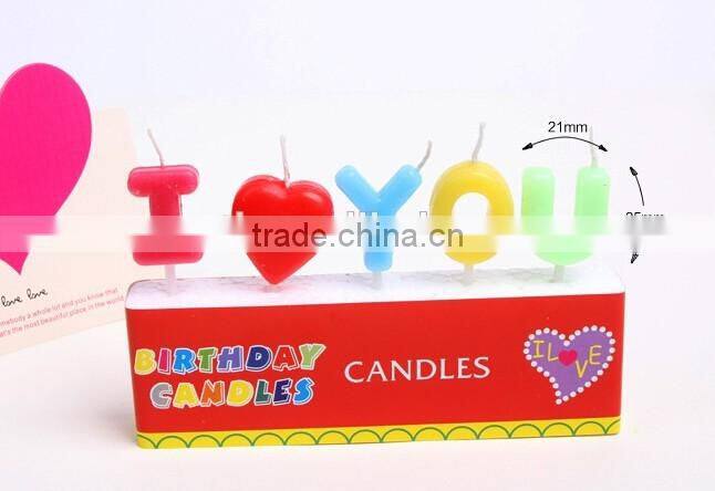 Romontic Character Shape Birthday Candle for Lover