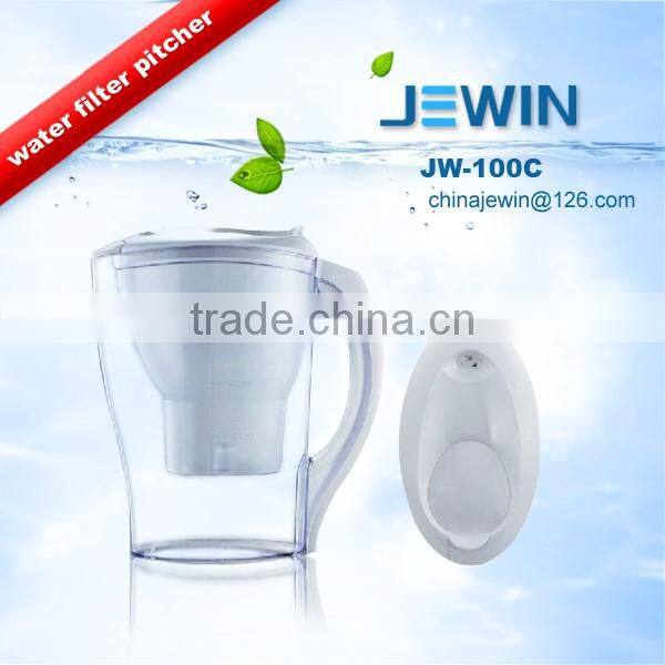 Alkaline water filter pitcher with 2.5L