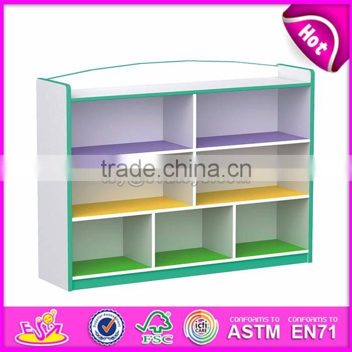 High quality children toy storage furniture wooden home furniture W08C212