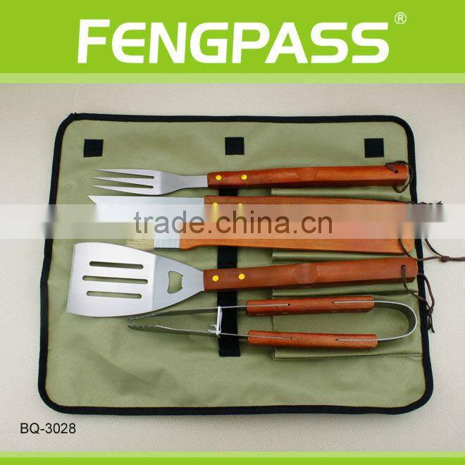 Made of Wooden Handle bbq accessory(21-27-39)