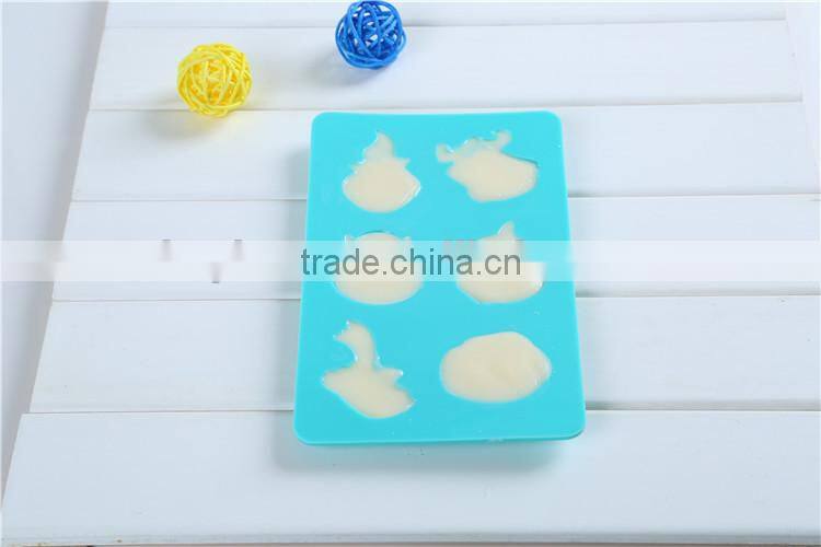 Funny kitchen cute cake mold silicone animals,silicone animal soap molds